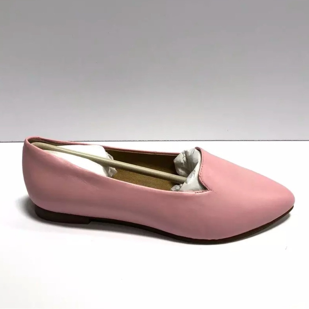 Trotters Harlowe Womens Flat Pale Pink Size 6WW
